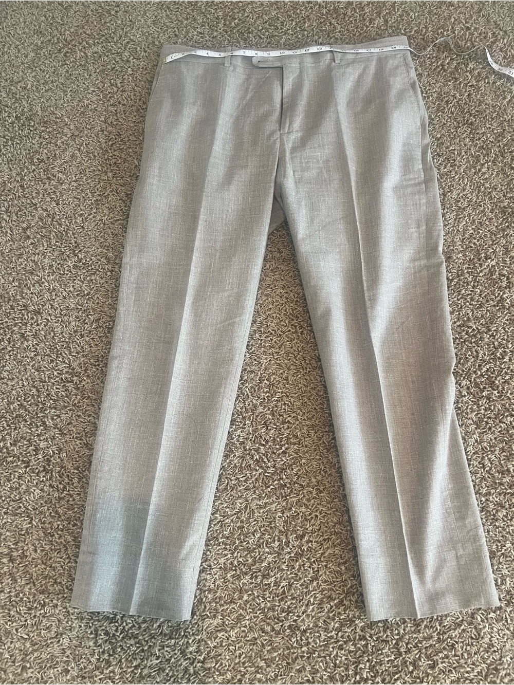 Banana Republic Men’s Light Beige Dress Pants - Slim Straight